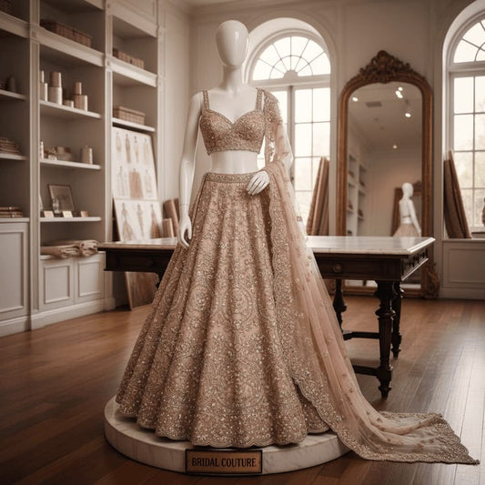 Ivory Heritage Bridal Saree